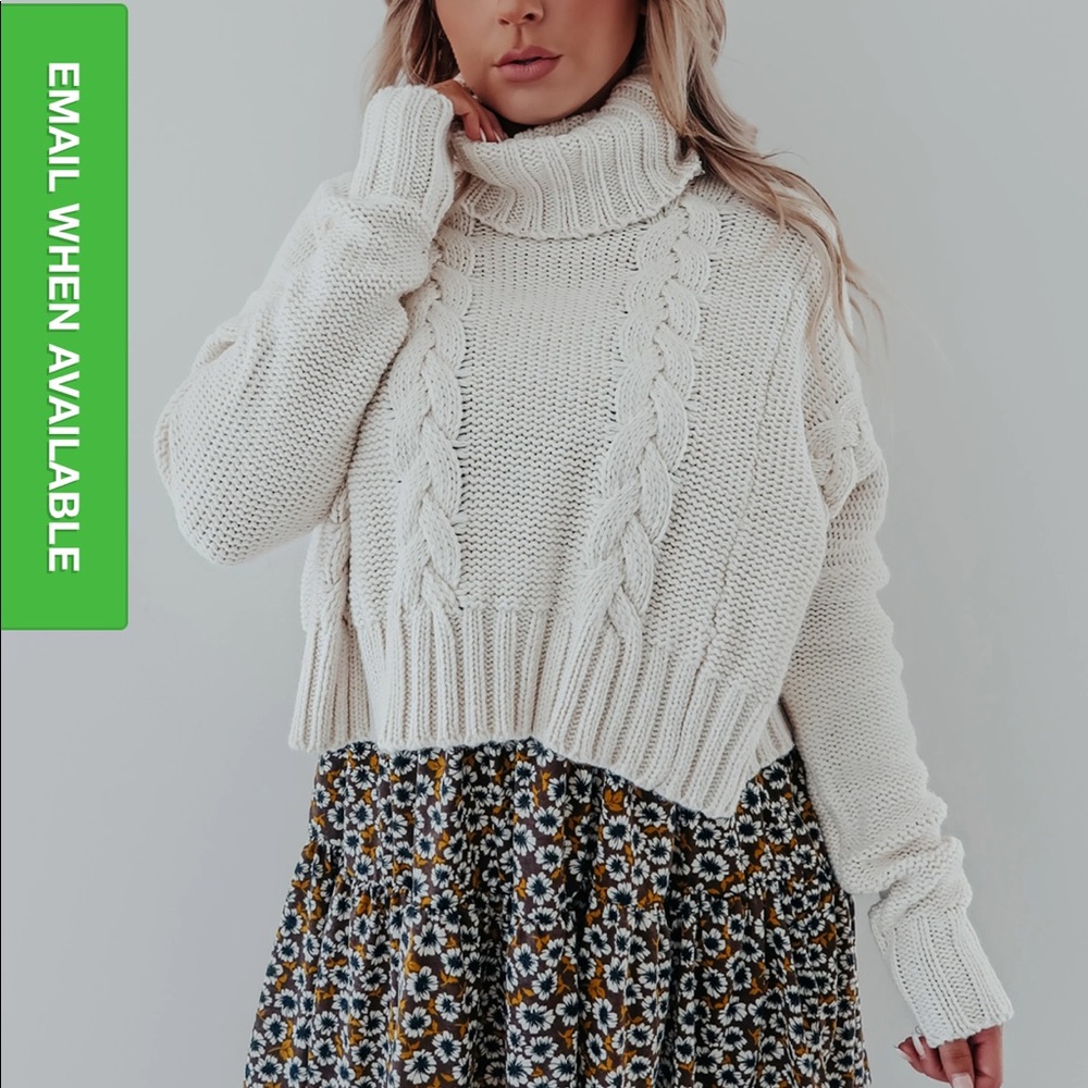 Sweater stack deal! Cropped turtle neck